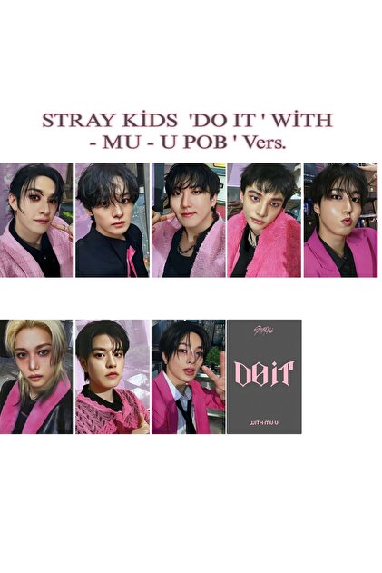 Sntay STRAY KİDS DO IT fotokart seti ' Whit mu u vers. '' - Fiyatı