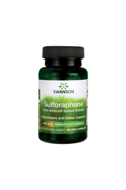 Sulforaphane din Broccoli Sprout Extract, 400mcg - 60 Capsule