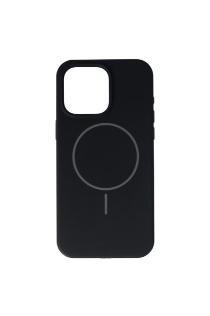 Husa Toc Soft Silicone Magsafe pentru Apple iPhone 15 Pro Max Negru