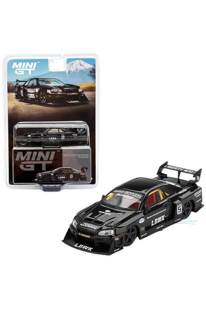 mini gt 1:64 Nissan LB-ER34 Super Silhouette Skyline Black LBWK