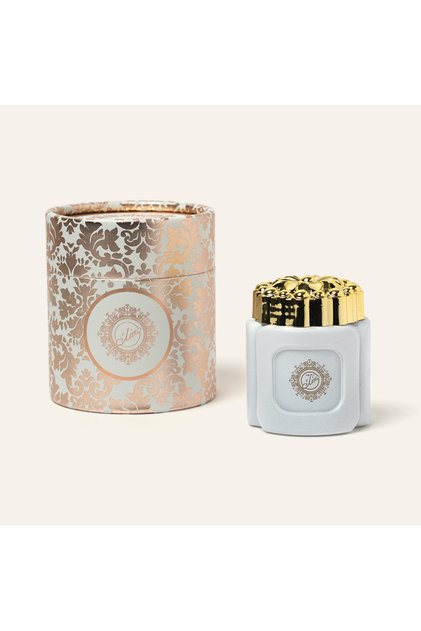 White musk incense with a luxurious floral scent and long-lasting properties, 30 grams, made in Saudi Arabia