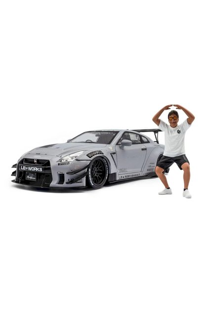 S1805821 1/18 Nissan GT-R (R35) LBWK Type 2.0 Wataru Kato-San Figure