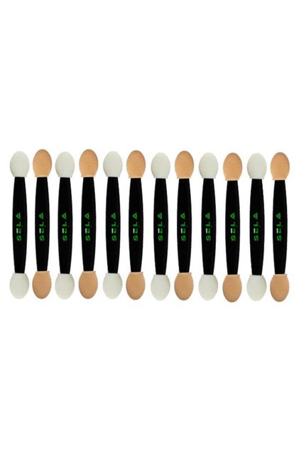 Set de 12 aplicatoare de fard de pleoape