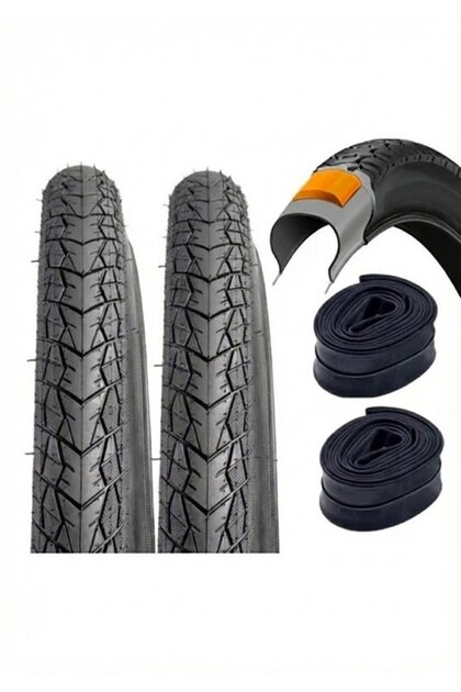 heugers Black Cat 20x1.75 5mm Zırhlı İç Dış Lastik Seti