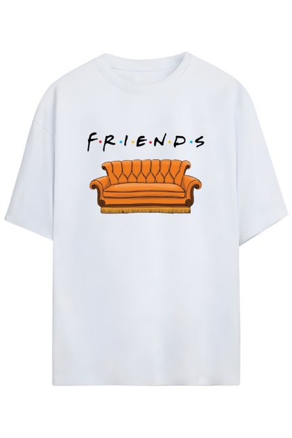 Friends Design Unisex Cotton T-Shirt