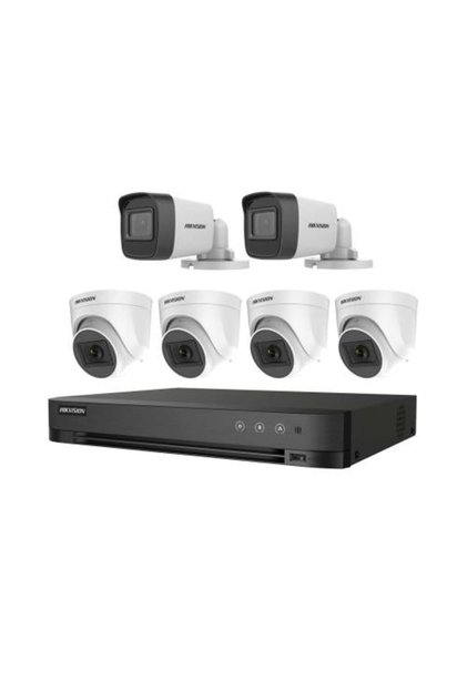 2MP 2 Outdoor + 4 Indoor Camera System with 8CH DVR