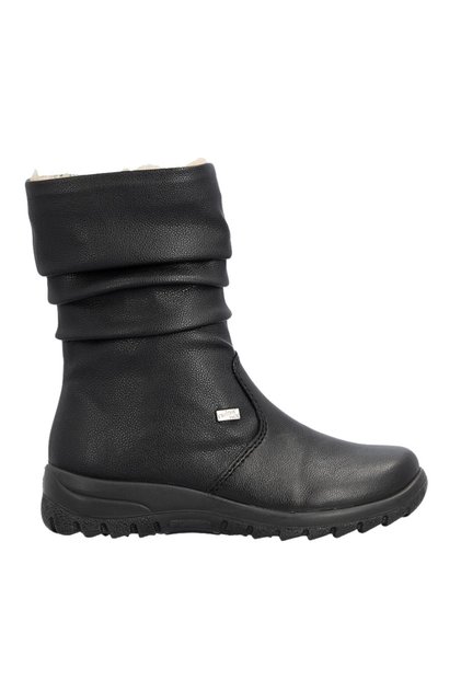 Ghete casual, damă, RIEKER, ANTISTRESS, TEX Z7171-02 negre, piele 38