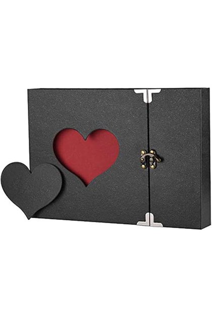 Photo Albums Scrapbook, DIY Scrap books with Gift Box Personalized Memory Book, Vintage Lov