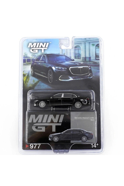 TOYFEST Mini GT 1/64 Mercedes-Maybach S 680 Black - Blister Paket