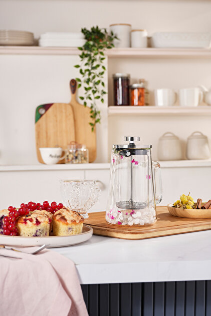 Karaca Pia Raum Bitki Çayı ve Filtre Kahve Demliği French Press