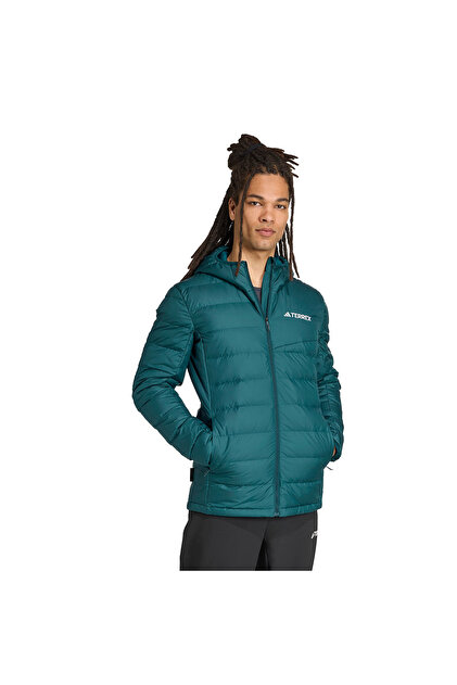 adidas Terrex Multi Light Down Climawarm Erkek Yeşil Outdoor Mont