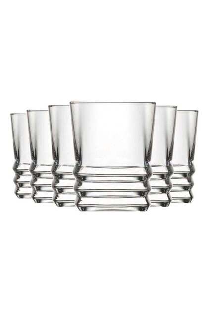 6-Piece Elegant Glass Set 80 ml Clear