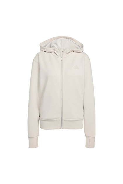 adidas Designed for Training Full-Zip Kadın Krem Antrenman