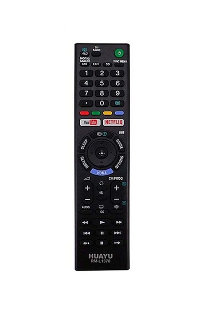Huayu Universal LCD And LED TV Remote Control Black