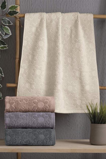 2Nd Kitchen Towel with Gift, 4Th Item in a Box Set, 100% Cotton, 50X90Cm. Luxury Hand and Face Towel Set
