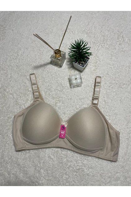 Women's Wire-Free Gathering Bra for Daily Comfortable Wear