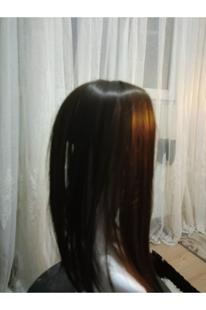 Naturel peruk kahve tepelık
