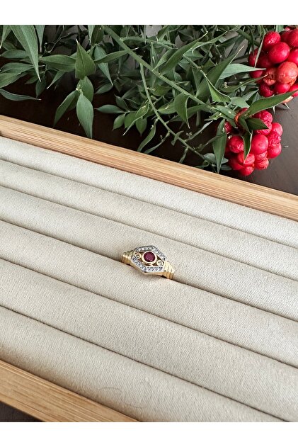 Double Color Fuchsia Ring