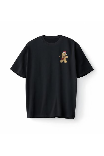 Cookies Gingerbread Christmas New Year Oversized Unisex T-Shirt T-Shirt