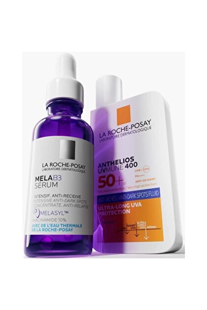 La Roche Posay Mela B3 Serum + Anti Dark Fluid SPF50+ 50 Ml Set
