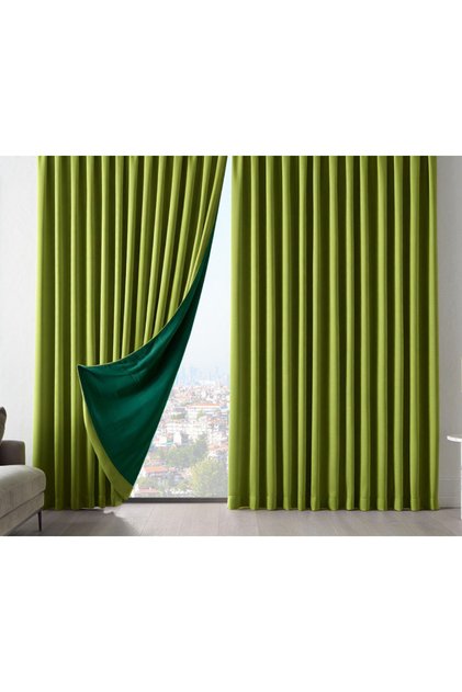 Blackout Background Curtain 100% Luxury Double Blackout (Double-Sided)