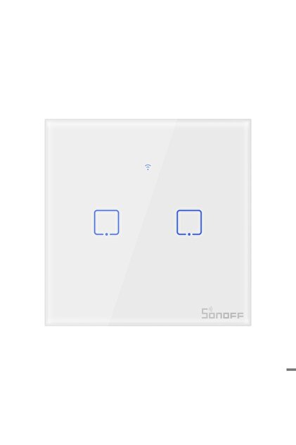 T0UK2C-TX 2 Gang Smart WiFi Wall Light Switch