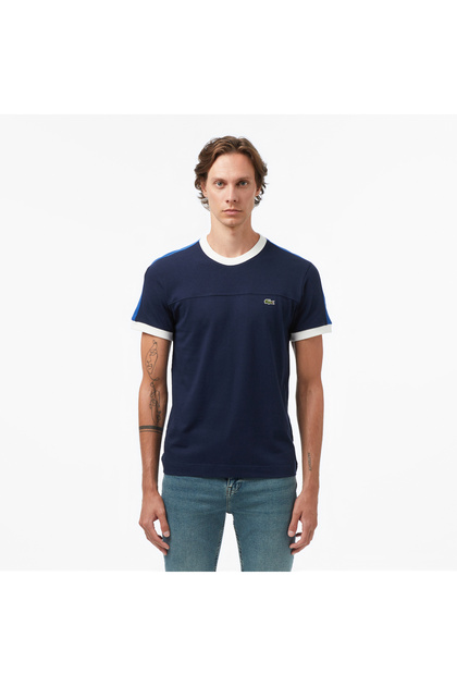 Erkek Regular Fit Lacivert Bisiklet Yaka T-Shirt
