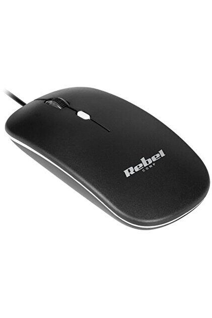 Mouse cu fir WDM210 - 1200 DPI, Ergonomic, Durabil, Finisaj negru