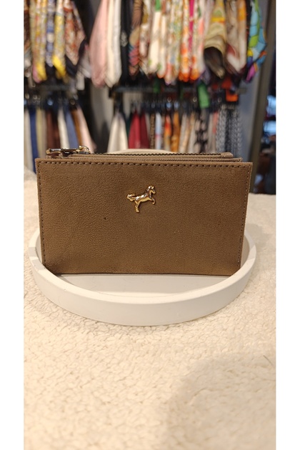 Suede Wallet Card Holder