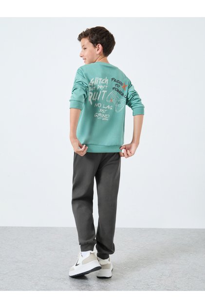 Boys Graphic Sweatshirt and Jogger Set