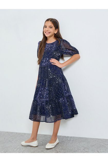 Teens All Over Print Dress