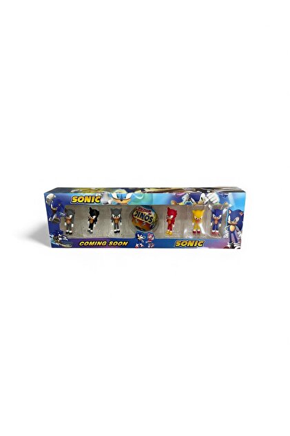 WBC TOYS Sonic The Hedgehog 6 Lı Karakter Figür Oyuncak Seti 10 Cm
