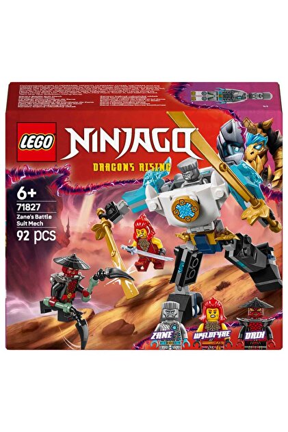 LEGO Oyuncak NINJAGO Zane'in Savaş Zırhı Mech'i 71827 - 6 Yaş ve