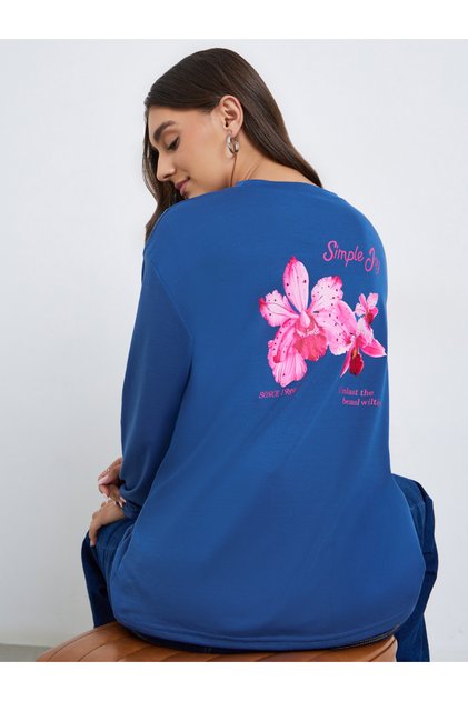Women Graphic Print Long Sleeve T-Shirt