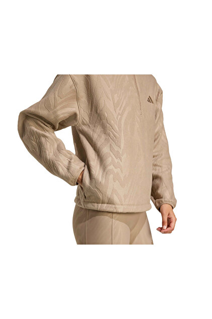 adidas Aop Polarfleece Kadın Günlük Ceket JX3122 Krem - Fiyatı