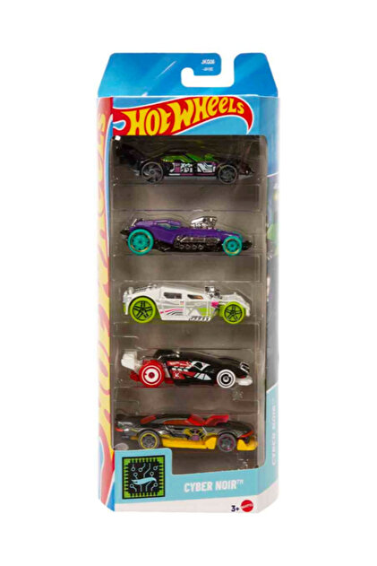 HOT WHEELS Beşli Araba Seti Cyber Noir JKG06 - Fiyatı, Yorumları