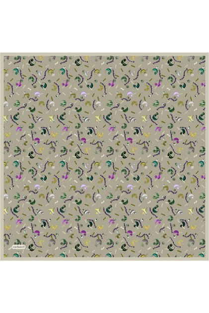 Mink Silk Twill Scarf