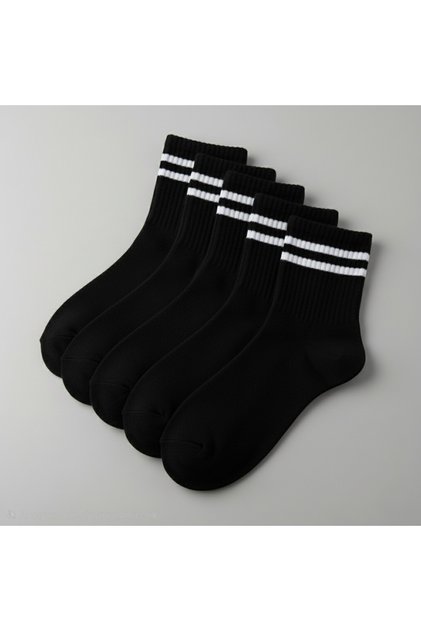 5'li Dikişsiz Tenis Çorabı