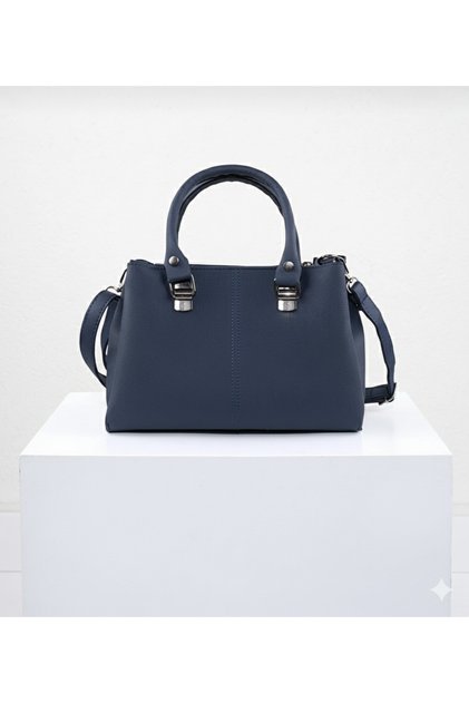 Navy Blue Hand and Shoulder Bag