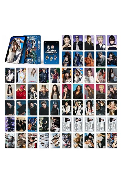 Kpop Dünyasi ALLDAY PROJECT '' Famous '' Çift Yön Baskılı Lomo