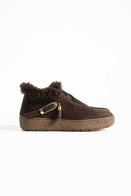 Vina Brown Suede Boots