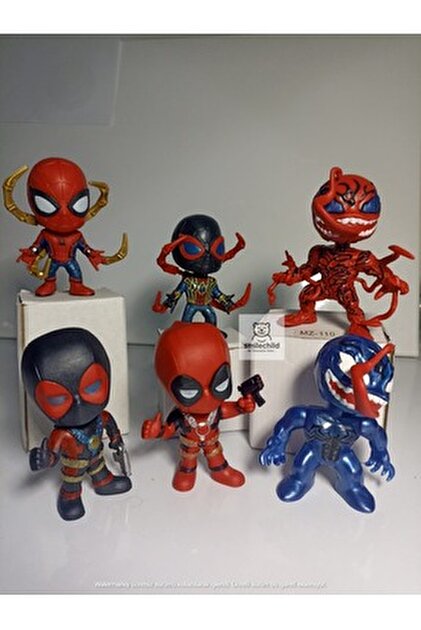 CUFFCUFFTOYS venom 2 vs spıder-man 6 lı figür set - Fiyatı, Yorumları