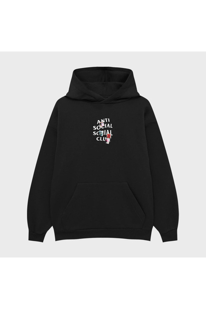 Unisex Anti Pul Social Printed 3 Thread Ş Fleece-Lined Hoodie Sweatshirt