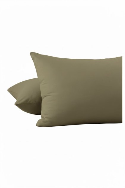 غطاء وسادة من القطن 100% مقاس 50×70 سم، طقم من قطعتين (مع سحاب مخفي)
