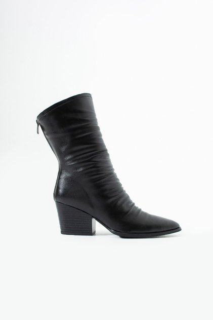 Nora Black Heeled Boots