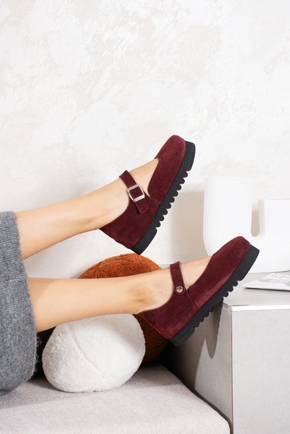 Ottawa Genuine Leather Cork Sole Orthopedic Women's High Eva Ballerinas