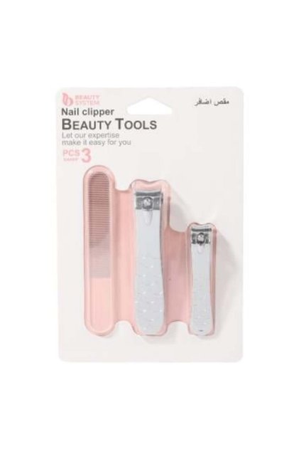 Nail Scissors and Nail File Set – 3 Pieces