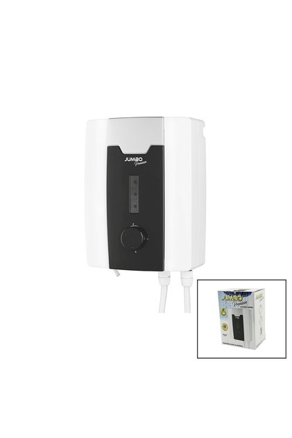 JUMBO PREMİUM BEYAZ SU ISITICI ELEKTRİKLİ ŞOFBEN DUŞ BAŞLIK