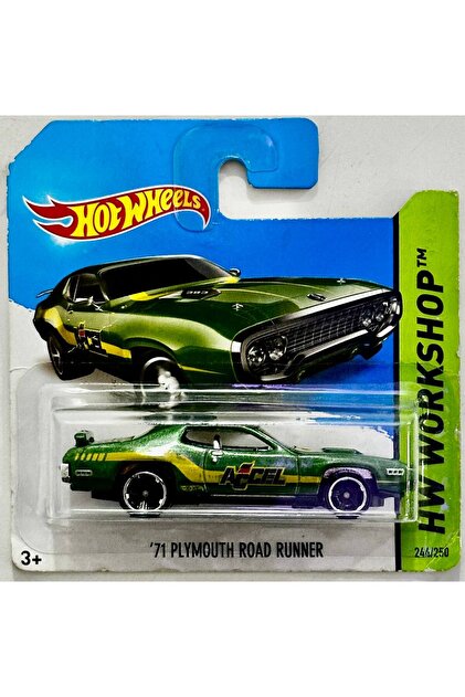 HOT WHEELS HotWheels 71 Plymouth Road Runner - 2014 Serisi - 1/64