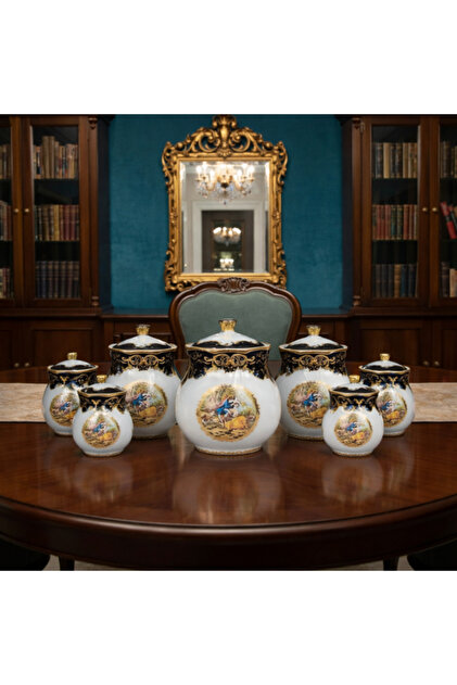 chakran store İran Porseleni Romeo Juliet Markizli Baharat Takımı